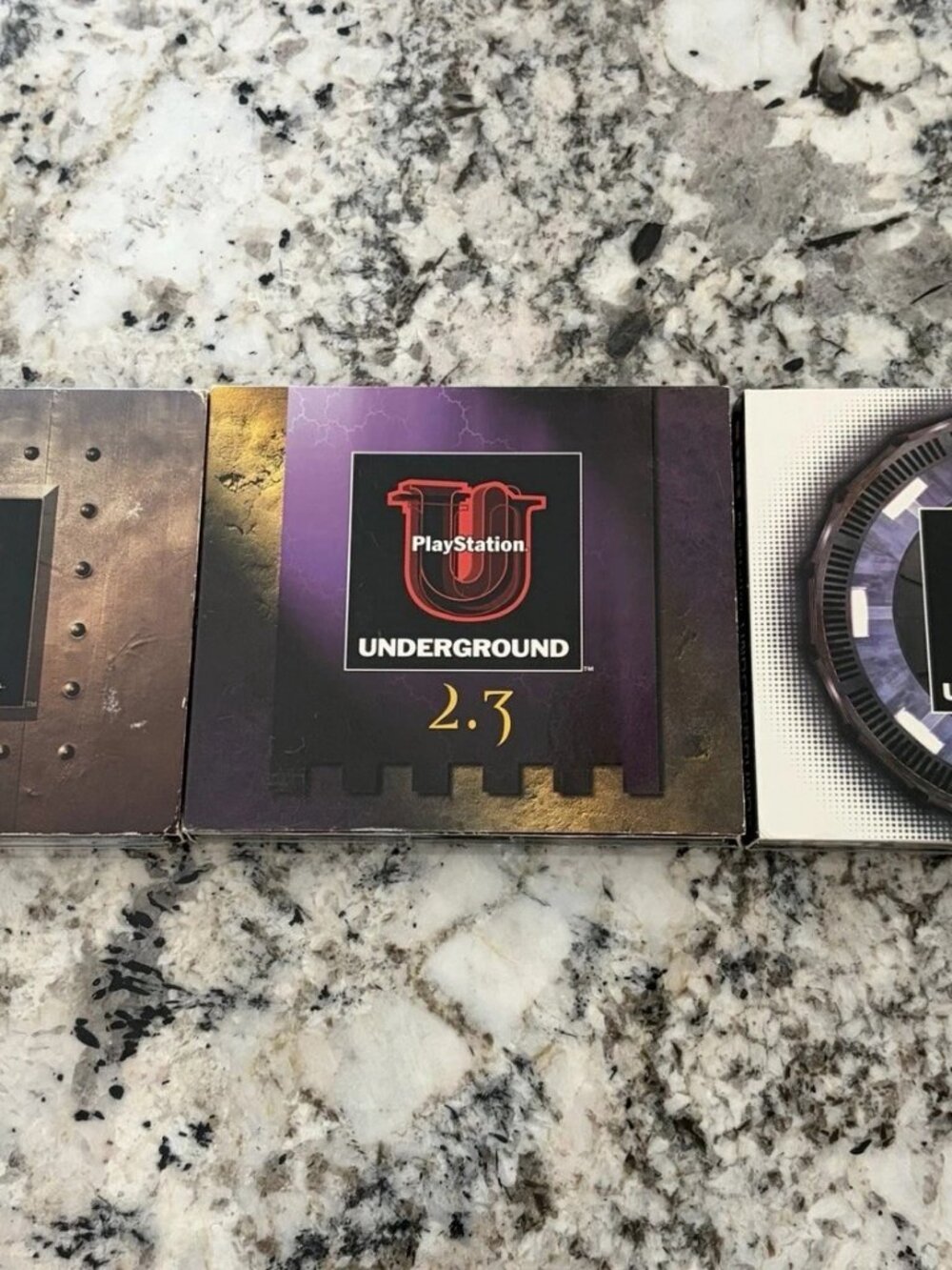 Lot of 3 PlayStation Underground Demos Sleeves